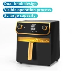 FRIGGITRICE AD ARIA CALDA SENZA OLIO 8 LT FRIGGE CUOCE TOUCH ARROSTO 1700 W AIGO -Piccoli Elettrodomestici Negozio 86862645 5