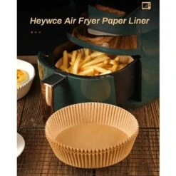 Set 100 Pezzi Carta Da Forno Per Friggitrice Ad Aria Fodere Monouso 16x4,5 Cm -Piccoli Elettrodomestici Negozio 87083515 3