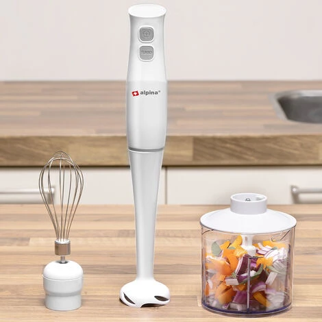 Alpina Frullatore A Immersione Accessori Frusta Tritatutto Frullatore 230V Potenza 400W 3 Alpina Frullatore A Immersione Accessori Frusta Tritatutto Frullatore 230V Potenza 400W - immagine 3