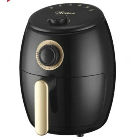 ARDES Friggitrice Ad Aria Calda, Capacità 2 Litri, Temperatura Massima 200° C, Nero 1 ARDES Friggitrice Ad Aria Calda, Capacità 2 Litri, Temperatura Massima 200° C, Nero