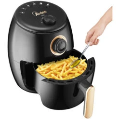 ARDES Friggitrice Ad Aria Calda, Capacità 2 Litri, Temperatura Massima 200° C, Nero 6 ARDES Friggitrice Ad Aria Calda, Capacità 2 Litri, Temperatura Massima 200° C, Nero -Piccoli Elettrodomestici Negozio 88503359 3