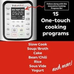 Instant Pot Pentola A Pressione Elettrica DUO PLUS 5.7L. 15 Programmi Intelligenti: Pentola A Pressione, Pentola Riso, Pentola A Cottura Lenta, Cottura A Vapore -Piccoli Elettrodomestici Negozio 89660522 5