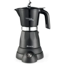 Ariete 1368 Moka Aroma Caffettiera Elettrica, 480 W, Plastica, Nero