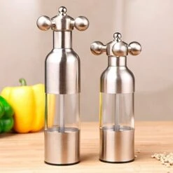 Macina Sale Pepe, Macina Sale Pepe In Acciaio Inox Da Cucina Fatto A Mano Regolabile Grande -Piccoli Elettrodomestici Negozio 91188132 5