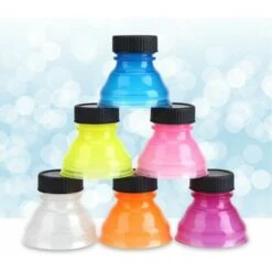 Lotto Di 6 Couvercles De Canette De Boisson, Bouchons De Bouteille En Plastique Réutilisables Pour Boissons Gazeuses Fraîches -Piccoli Elettrodomestici Negozio 91198855 5