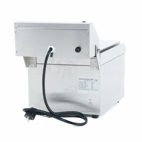 Friggitrice Elettrica Professionale 10 Litri Singola Vasca Con Scarico In Acciaio Inox Per Pub Bar Da Banco 3 Friggitrice Elettrica Professionale 10 Litri Singola Vasca Con Scarico In Acciaio Inox Per Pub Bar Da Banco - immagine 3