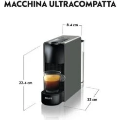 Krups Essenza Mini XN110B10 Manuale Macchina Per Caffè A Capsule 0,6 L -Piccoli Elettrodomestici Negozio 91986862 3