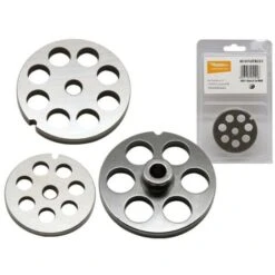 PIASTRE P/TRITACARNE N. 5 FORI MM.10