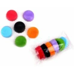 Set Di 6 Tappi Di Bottiglia In Silicone Tappi Di Bottiglia Tappi In Silicone Ecologici Sottobicchieri Di Birra Riutilizzabili Colore Casuale -Piccoli Elettrodomestici Negozio 92036601 5