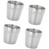 Tazza Moderna In Acciaio Inossidabile, Tazza Da Caffè, Boccale Da Birra, 4 Pezzi,