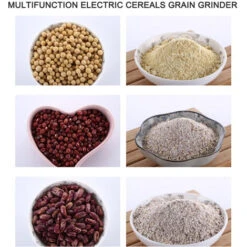 Multifunzione Smash Machine Elettrico Cereali Macinacereali Mulino Spezie Erbe Polverizzatore Macchina Per Macinare Strumento Macinacaffè Elettrico In Acciaio Inossidabile Per La Casa (EU) (Blu) -Piccoli Elettrodomestici Negozio 93428404 4