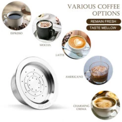 Capsule Caffè Riutilizzabili Acciaio Inox Capsule Caffè Riutilizzabili Filtro Tazza Compatibile Con LAVAZZA A MODO MIO JOLIE LAVAZZA A MODO MIO ESPRIA -Piccoli Elettrodomestici Negozio 93429357 4