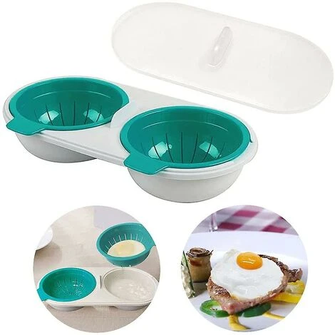 Cuociuova A Microonde Cuociuova A 2 Strati Con Cestello Di Scarico (blu) 1 Cuociuova A Microonde Cuociuova A 2 Strati Con Cestello Di Scarico (blu)