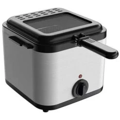 Friggitrice Elettrica Da 2,5 Litri Per Uso Domestico Piccola 1000 W Ad Alta Potenza Multifunzione Friggitrice In Acciaio Inossidabile Kebab Macchina Per Patatine Fritte (argento, Spina Europea) -Piccoli Elettrodomestici Negozio 94914313 3