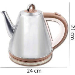 Bollitore Elettrico Acqua Calda 1,5L 1100W Acciaio Scalda Bevande Tisane SK1083 -Piccoli Elettrodomestici Negozio 95363791 5