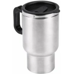 Bollitore Elettrico Per Auto Tazza Isolata Tazza Riscaldante Da Viaggio Thermos 450ml 12V Acciaio Inossidabile -Piccoli Elettrodomestici Negozio 95703761 4