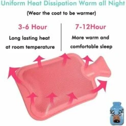 Realizzato In Gomma Opaca Di Alta Qualità, Ideale Per Il Trasporto, Per Resistere Al Freddo, Ottimo Per Uscire, Bottiglia Termica -Piccoli Elettrodomestici Negozio 95772743 3