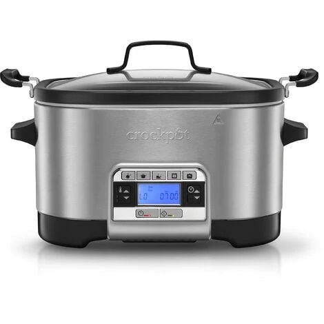 Crock-Pot Crockpot MultiCooker, Capienza Da 5.6 Litri, Adatta Fino A 6 Persone, Digitale E Programmabile, 5 Modalità Di Cottura Preimpostate: Slow Cook, Al Forno, A Vapore, Rosolatura, Arrostitura, 240W,Argento 1 Crock-Pot Crockpot MultiCooker, Capienza Da 5.6 Litri, Adatta Fino A 6 Persone, Digitale E Programmabile, 5 Modalità Di Cottura Preimpostate: Slow Cook, Al Forno, A Vapore, Rosolatura, Arrostitura, 240W,Argento