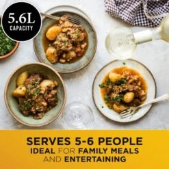 Crock-Pot Crockpot MultiCooker, Capienza Da 5.6 Litri, Adatta Fino A 6 Persone, Digitale E Programmabile, 5 Modalità Di Cottura Preimpostate: Slow Cook, Al Forno, A Vapore, Rosolatura, Arrostitura, 240W,Argento 9 Crock-Pot Crockpot MultiCooker, Capienza Da 5.6 Litri, Adatta Fino A 6 Persone, Digitale E Programmabile, 5 Modalità Di Cottura Preimpostate: Slow Cook, Al Forno, A Vapore, Rosolatura, Arrostitura, 240W,Argento -Piccoli Elettrodomestici Negozio 95808787 5