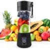 Mixer Smoothie Maker Spremiagrumi Portatile: 380 Ml, Frullatore Personale Con 6 Coltelli In Acciaio Inox, Portatile, Senza BPA, Con Bicchiere Di Miscelazione USB Per Frullati E Succhi Di Frutta