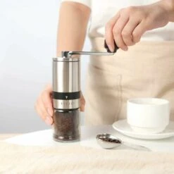 Macinacaffè Manuale Con Macinatura Regolabile - Macinatura Rapida Portatile, Impostazioni Multiple Di Grossolanità, Per Gli Amanti Del Caffè -Piccoli Elettrodomestici Negozio 96215367 5