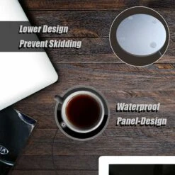 Scaldatazze LITZEE, Scaldatazze, Scaldatazze USB, Scaldatazze Da Tavolo Portatile, Per Scaldatazze Per Cacao, Tè, Latte, Bevande, Per Regali Di Caffè. Platino E Argento 8 Scaldatazze LITZEE, Scaldatazze, Scaldatazze USB, Scaldatazze Da Tavolo Portatile, Per Scaldatazze Per Cacao, Tè, Latte, Bevande, Per Regali Di Caffè. Platino E Argento -Piccoli Elettrodomestici Negozio 96299360 4