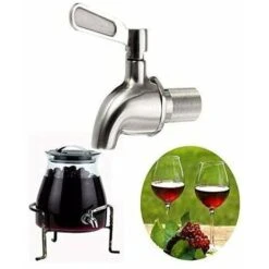 Prodotto Finito Lucidato In Acciaio Inossidabile 304, Bocchino Di Ricambio Per Erogatore Di Bevande, Adatto Anche Ai Sistemi Di Filtri A Gravità Berkey -Piccoli Elettrodomestici Negozio 97433559 5