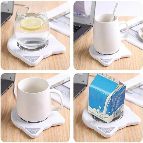 Scaldatazze, Scaldatazze Da Caffè Gadget Slim Cup-Pad, Scaldatazze USB, Scaldatazze Portatile Da Ufficio, Vassoio Scaldatazze Per Tè E Caffè, Sottobicchieri Riscaldati (bianco) 5 Scaldatazze, Scaldatazze Da Caffè Gadget Slim Cup-Pad, Scaldatazze USB, Scaldatazze Portatile Da Ufficio, Vassoio Scaldatazze Per Tè E Caffè, Sottobicchieri Riscaldati (bianco) - immagine 5