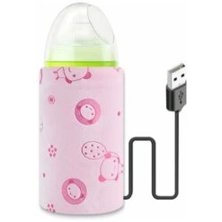 USB Scaldabiberon, Scaldabiberon Isolato Borsa Per Biberon Borsa Da Viaggio USB Scaldabiberon Per Latte Materno Borsa Termostatica, Scaldabiberon (Rosa, Senza Bottiglia) -Piccoli Elettrodomestici Negozio 98130939 5
