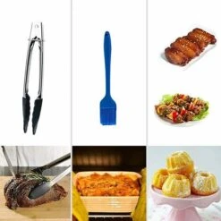 Accessori Per Friggitrice Ad Aria Da 6 '' 8 Pezzi, Kit Di Accessori Per Friggitrice Ad Aria Calda Universale Per E Tutte Le Friggitrici Ad Aria MaASDues (2.3-3.2L), Kueatily -Piccoli Elettrodomestici Negozio 98386094 5