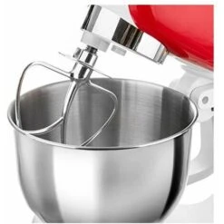 Kasanova Impastatrice Planetaria Rossa 1000W Design Luca Trazzi Acciaio/Alluminio -Piccoli Elettrodomestici Negozio 98587235 4