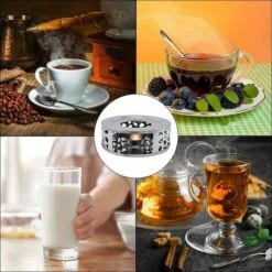 Scalda Teiera In Acciaio Inossidabile, Base Scalda Teiera Con Portacandele Rotondo Per Tè, Caffè, Isolamento Del Latte -Piccoli Elettrodomestici Negozio 98703743 5