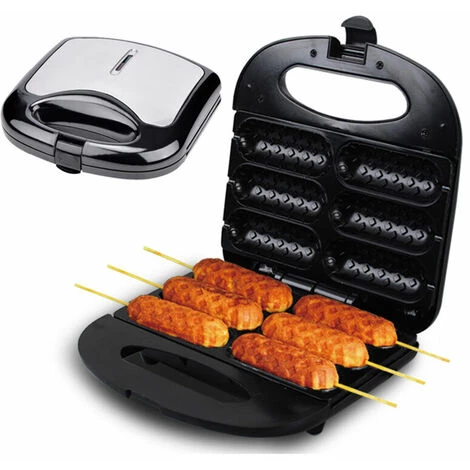 Casseruola Da Cucina Macchina Per Hot Dog Elettrica Corn Dog Macchina Per Waffle Macchina Per Salsicce Rivestimento Antiaderente Cuocere 6 Hot Dog Alla Volta Cucinare BBQ Grill 1 Casseruola Da Cucina Macchina Per Hot Dog Elettrica Corn Dog Macchina Per Waffle Macchina Per Salsicce Rivestimento Antiaderente Cuocere 6 Hot Dog Alla Volta Cucinare BBQ Grill