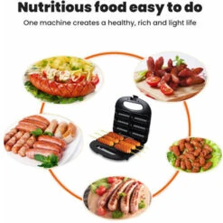 Casseruola Da Cucina Macchina Per Hot Dog Elettrica Corn Dog Macchina Per Waffle Macchina Per Salsicce Rivestimento Antiaderente Cuocere 6 Hot Dog Alla Volta Cucinare BBQ Grill 9 Casseruola Da Cucina Macchina Per Hot Dog Elettrica Corn Dog Macchina Per Waffle Macchina Per Salsicce Rivestimento Antiaderente Cuocere 6 Hot Dog Alla Volta Cucinare BBQ Grill -Piccoli Elettrodomestici Negozio 98705024 5