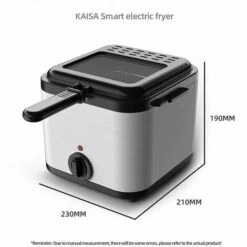 Friggitrice Elettrica Domestica 220V / 1000W Riscaldatore Automatico Incorporato In Acciaio Inossidabile Da 2,5 Litri You Tiao Macchina Per Patatine Fritte -Piccoli Elettrodomestici Negozio 98707047 3