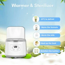Scaldabiberon 4 In 1 Sterilizzatore A Vapore Per Biberon Scaldapappa Veloce Capacità Di 2 Biberon Temperatura Regolabile Con Display A LED Per Biberon, EU 400W 9 Scaldabiberon 4 In 1 Sterilizzatore A Vapore Per Biberon Scaldapappa Veloce Capacità Di 2 Biberon Temperatura Regolabile Con Display A LED Per Biberon, EU 400W -Piccoli Elettrodomestici Negozio 98707108 5