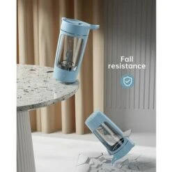 Shaker Elettrico Per Proteine Tritan Da 650 Ml Senza BPA - Piccolo Portatile - Frullatore Elettrico Ricaricabile Tramite USB -Piccoli Elettrodomestici Negozio 98708613 4
