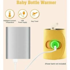 Scaldabiberon Da 1 Pz, Scaldabiberon USB Portatile Da Viaggio Termostato Per Riscaldamento Copertura Per La Cura Del Bambino (senza Biberon, Verde) -Piccoli Elettrodomestici Negozio 98708617 3