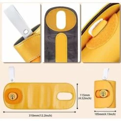 Scaldabiberon Da 1 Pz, Scaldabiberon USB Portatile Da Viaggio Termostato Per Riscaldamento Copertura Per La Cura Del Bambino (senza Biberon, Verde) -Piccoli Elettrodomestici Negozio 98708617 5