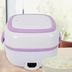 Mini Cuociriso Elettrico Multifunzione Portatile Da 1 Litro Con Funzione Di Mantenimento In Caldo, Blu 7 Mini Cuociriso Elettrico Multifunzione Portatile Da 1 Litro Con Funzione Di Mantenimento In Caldo, Blu -Piccoli Elettrodomestici Negozio 98710676 3