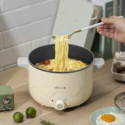 Piccola Pentola Elettrica In Acciaio Inossidabile Da 2,5 Litri, Pentola Elettrica Portatile Per Camera Degli Studenti/studio/hotel/campeggio/ufficio 8 Piccola Pentola Elettrica In Acciaio Inossidabile Da 2,5 Litri, Pentola Elettrica Portatile Per Camera Degli Studenti/studio/hotel/campeggio/ufficio -Piccoli Elettrodomestici Negozio 98713483 4