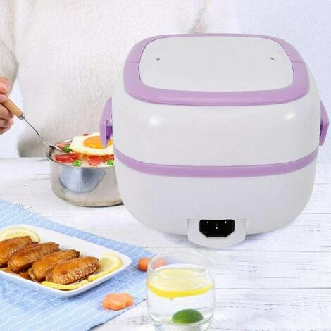 Mini Cuociriso Elettrico Multifunzione Portatile Da 1 Litro Con Funzione Di Mantenimento In Caldo, Viola 2 Mini Cuociriso Elettrico Multifunzione Portatile Da 1 Litro Con Funzione Di Mantenimento In Caldo, Viola - immagine 2