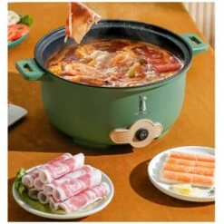 Pentola Elettrica Multifunzionale Pentola Elettrica Multifunzionale In Acciaio Inox Pentola Elettrica Multifunzionale, Verde 9 Pentola Elettrica Multifunzionale Pentola Elettrica Multifunzionale In Acciaio Inox Pentola Elettrica Multifunzionale, Verde -Piccoli Elettrodomestici Negozio 98718715 5