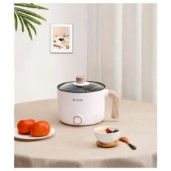 Fornello Di Riso Multifunzionale In Acciaio Inossidabile Da 1,5 Litri Fornello Di Riso Multifunzionale/Studio/Hotel/Campeggio/Ufficio Fornello Di Riso Portatile，Bianco -Piccoli Elettrodomestici Negozio 98718895 3