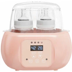 Termostato Due In Uno Scaldalatte Scaldabiberon Isolamento Sterilizzatore Macchina Con Telecomando Cura Della Nutrizione Del Latte Materno (rosa)