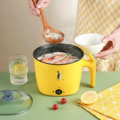 Pentola Elettrica Multifunzionale Pentola Elettrica Pentola Elettrica Mini Antiaderente ， Verde -Piccoli Elettrodomestici Negozio 98719846 3