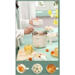 Pentola Elettrica Multifunzionale Dormitorio Per Studenti Plug-in Piccola Pentola Mini Piccola Cucina Elettrica Domestica All-in-one 9 Pentola Elettrica Multifunzionale Dormitorio Per Studenti Plug-in Piccola Pentola Mini Piccola Cucina Elettrica Domestica All-in-one -Piccoli Elettrodomestici Negozio 98720905 5