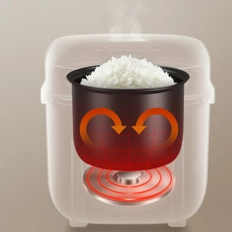 Mini Cuociriso 1.2L, 1-2 Persone, Supporto Preimpostato Per Mantenere Caldo, Cuociriso Multifunzione, Verde 5 Mini Cuociriso 1.2L, 1-2 Persone, Supporto Preimpostato Per Mantenere Caldo, Cuociriso Multifunzione, Verde - immagine 5