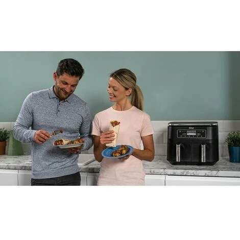 NINJA FOODI AF300EU - Friggitrice Senza Olio Dual Zone - Funzioni Sync, Match - 6 Modalità Di Cottura - 7,6L - 2400W 4 NINJA FOODI AF300EU - Friggitrice Senza Olio Dual Zone - Funzioni Sync, Match - 6 Modalità Di Cottura - 7,6L - 2400W - immagine 4