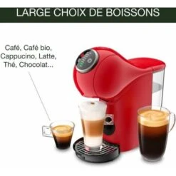 KRUPS Genio S Plus - Macchina Per Espresso BooFunction XL Bevande Calde E Fredde - Indicatore Di Decalcificazione - Rosso - YY4444FD -Piccoli Elettrodomestici Negozio 99472670 5